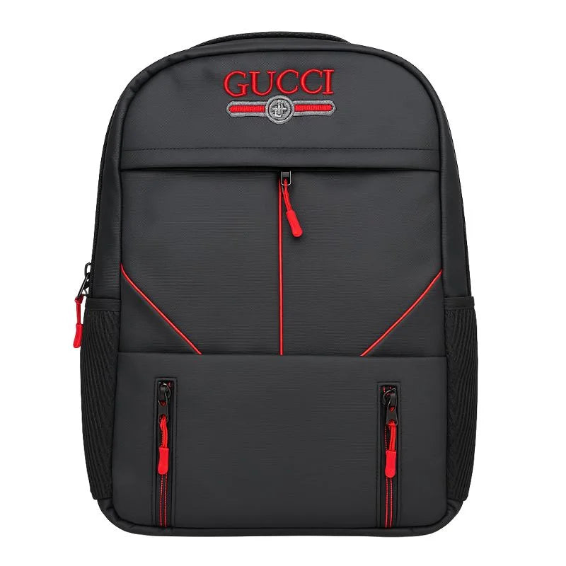 Multi-Functional Travel Backpack | Business Daypack with Laptop Compartment | Black & Red
