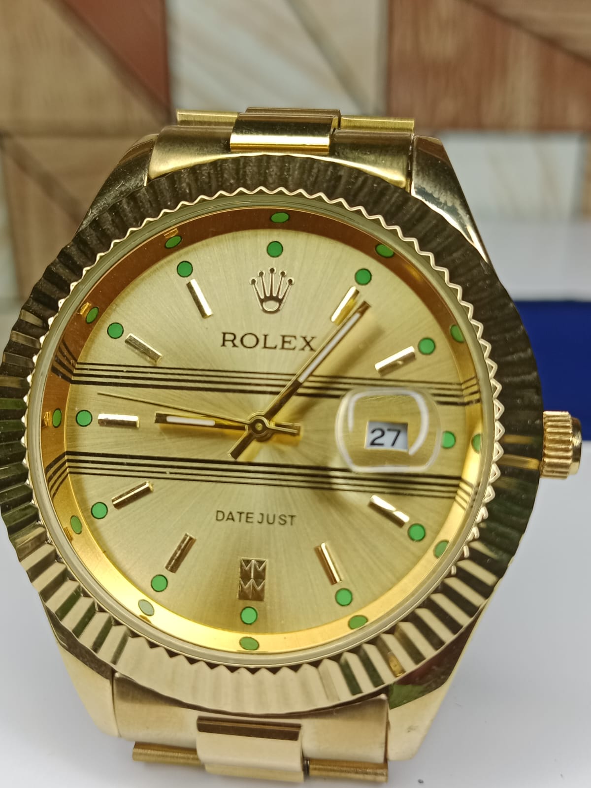 Rolex Watch-Dweller Dual Time Zone Annual Calendar Stainless Steel & Gold Edition