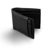 🖤 Premium Black Leather Wallet – Elegance in Your Pocket
